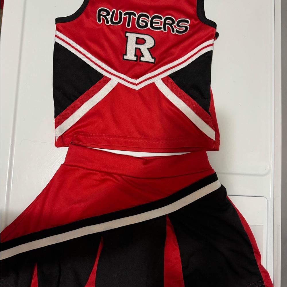 Colosseum Kids Cheerleader Costume - Red and Black